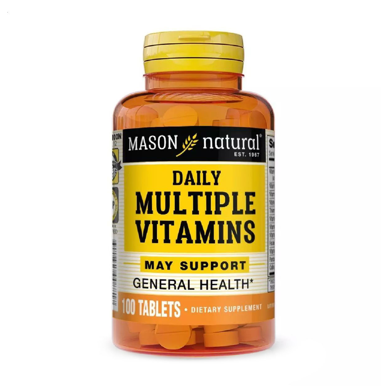 

Мультивітаміни Mason Natural Daily Multiple Vitamins, 100 таблеток