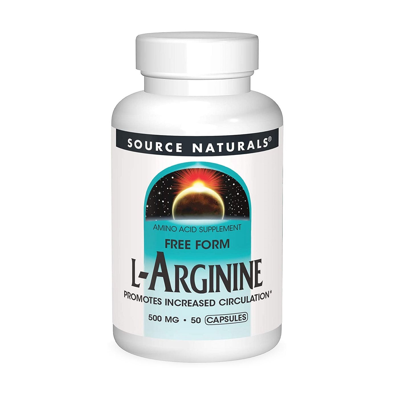 

L-Аргінін Source Naturals L-Arginine 500 мг, 50 капсул