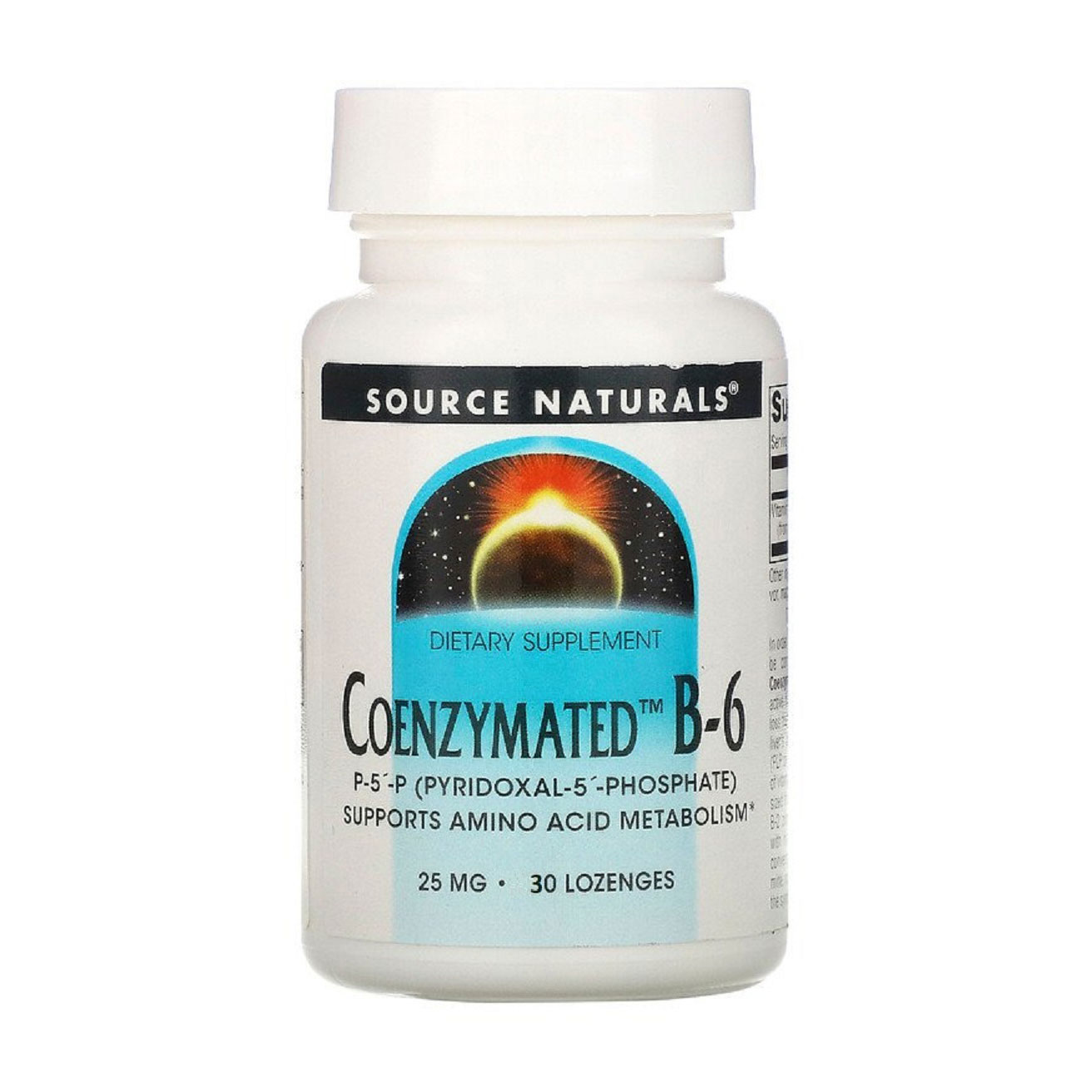 

Коензим вітаміну B6 Source Naturals Coenzymated Vitamin B6, 25 мг, 30 льодяників