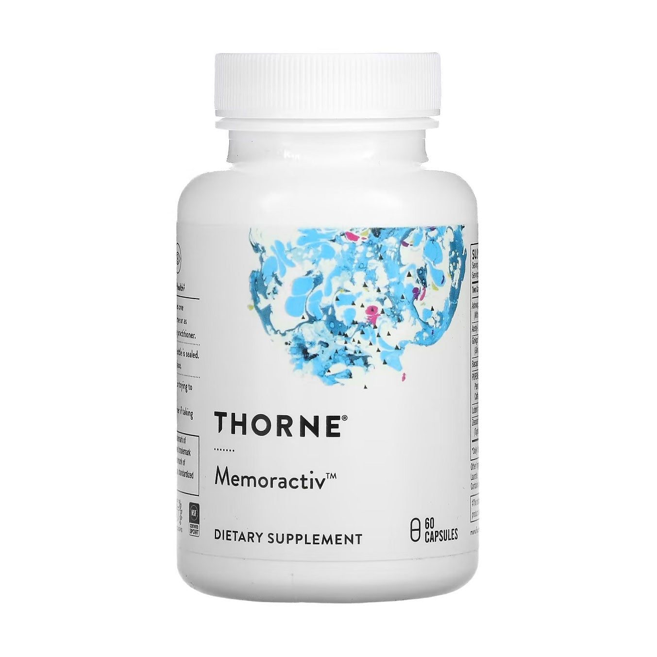 

Комплекс для підтримки пам'яті та мозку Thorne Research Memoractiv, 60 капсул