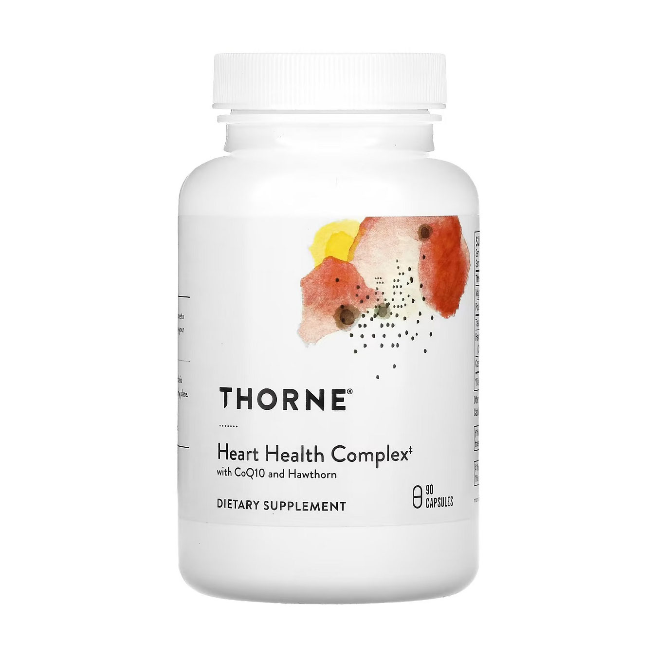 

Уцінка! Комплекс для здоров'я серця з коензимом Q10 і глодомThorne Research Heart Health Complex, 90 капсул