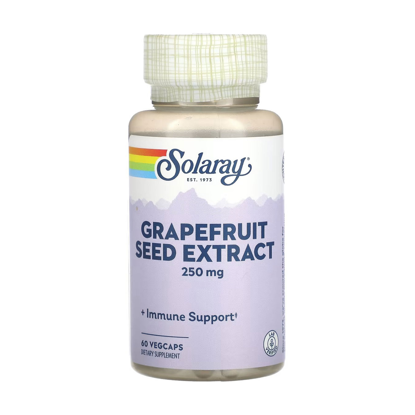 

Екстракт насіння грейпфрута Solaray Grapefruit Seed Extract 250 мг, 60 капсул