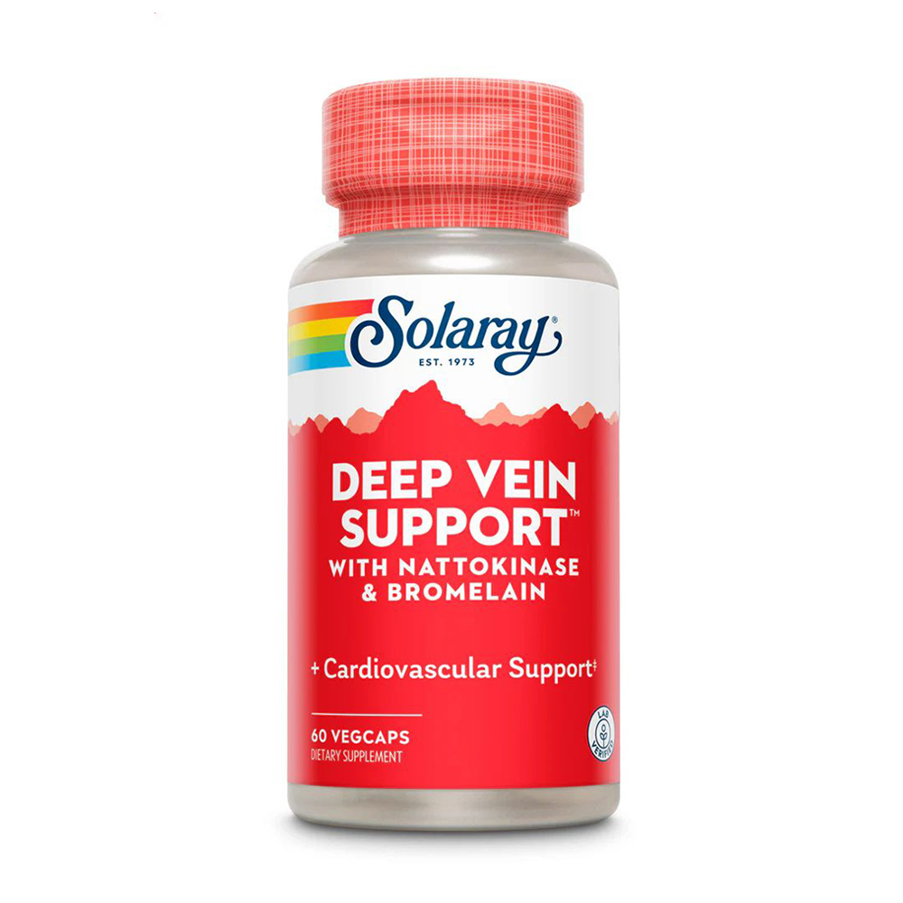 

Підтримка глибоких вен Solaray Deep Vein Support, 60 капсул
