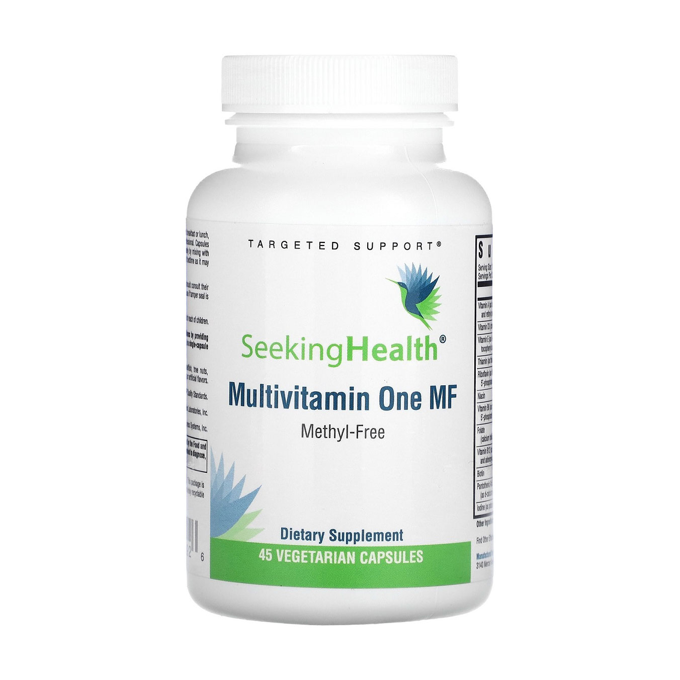 

Мультивітаміни Seeking Health Multivitamin One MF без метилу, 45 капсул