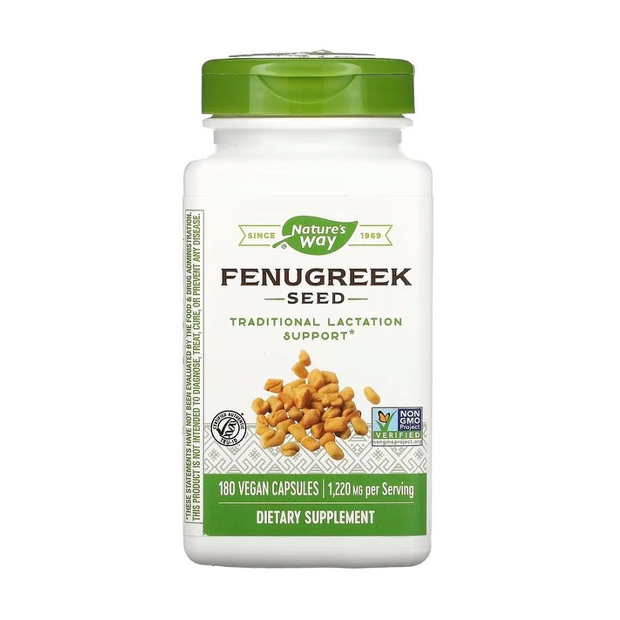

Пажитник Nature's Way Fenugreek Seed 1220 мг, 180 капсул
