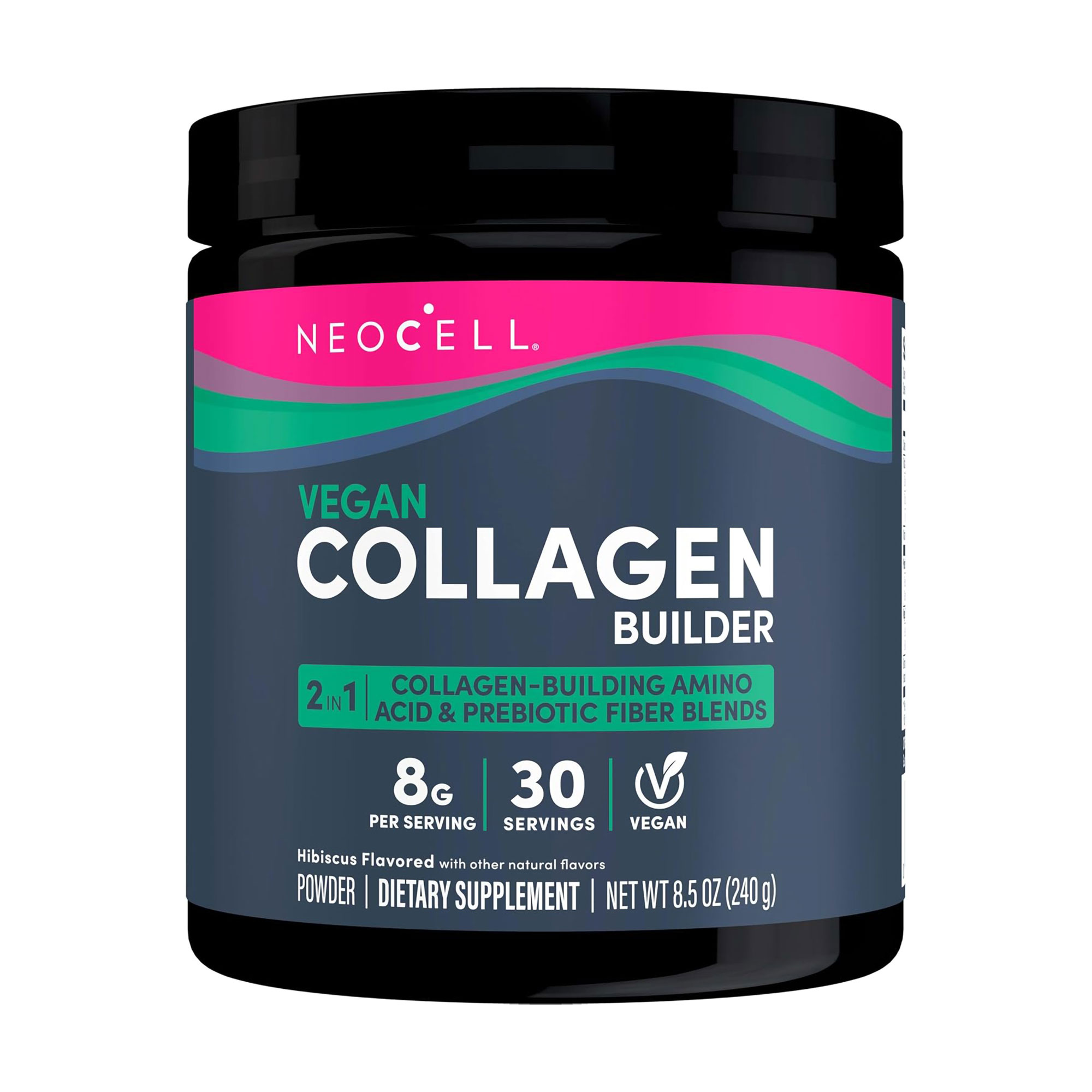 

Уцінка! Веганський колаген Neocell Vegan Beauty Builder Collagen зі смаком гібіскуса, в порошку, 240 г