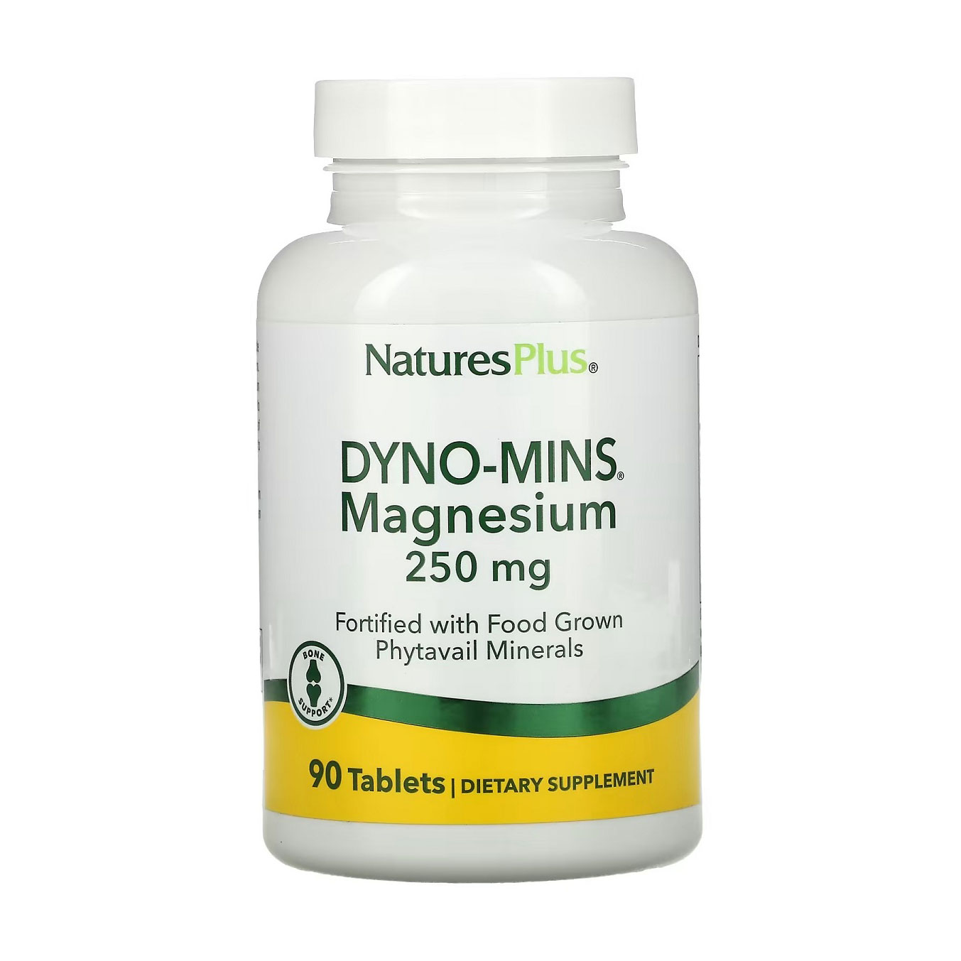 

Магній NaturesPlus Dyno-Mins Magnesium, 250 мг, 90 кислотостійких таблеток