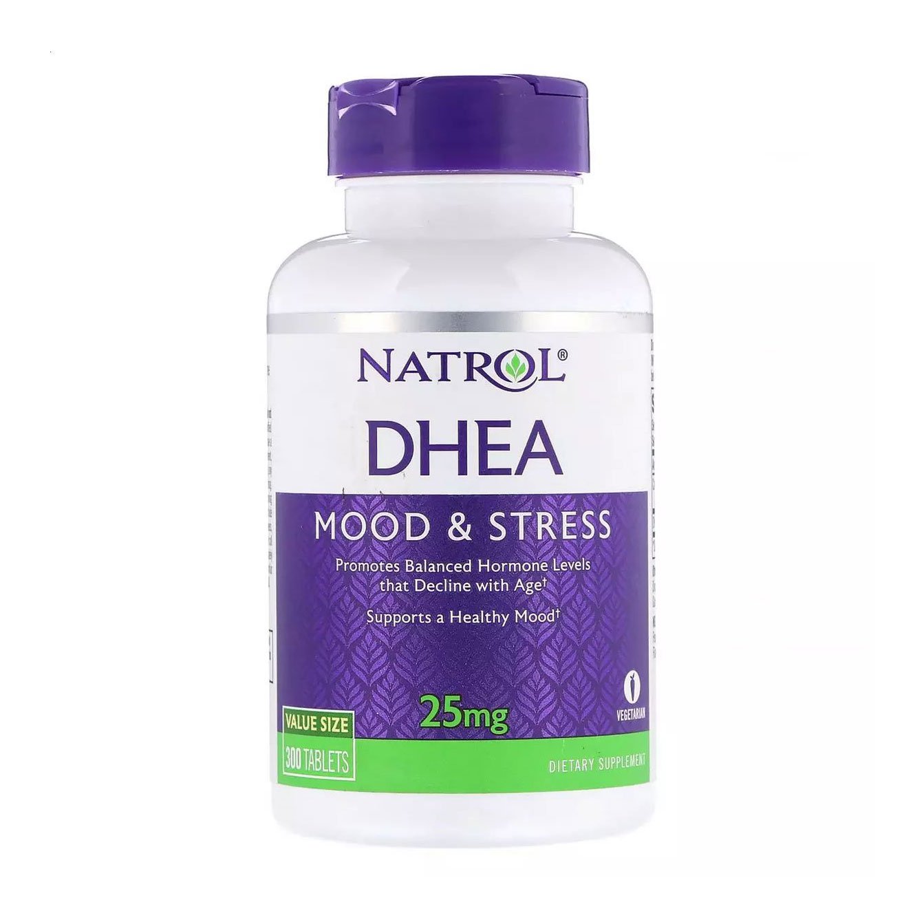 

Дегідроепіандростерон Natrol DHEA 25 мг, 300 таблеток