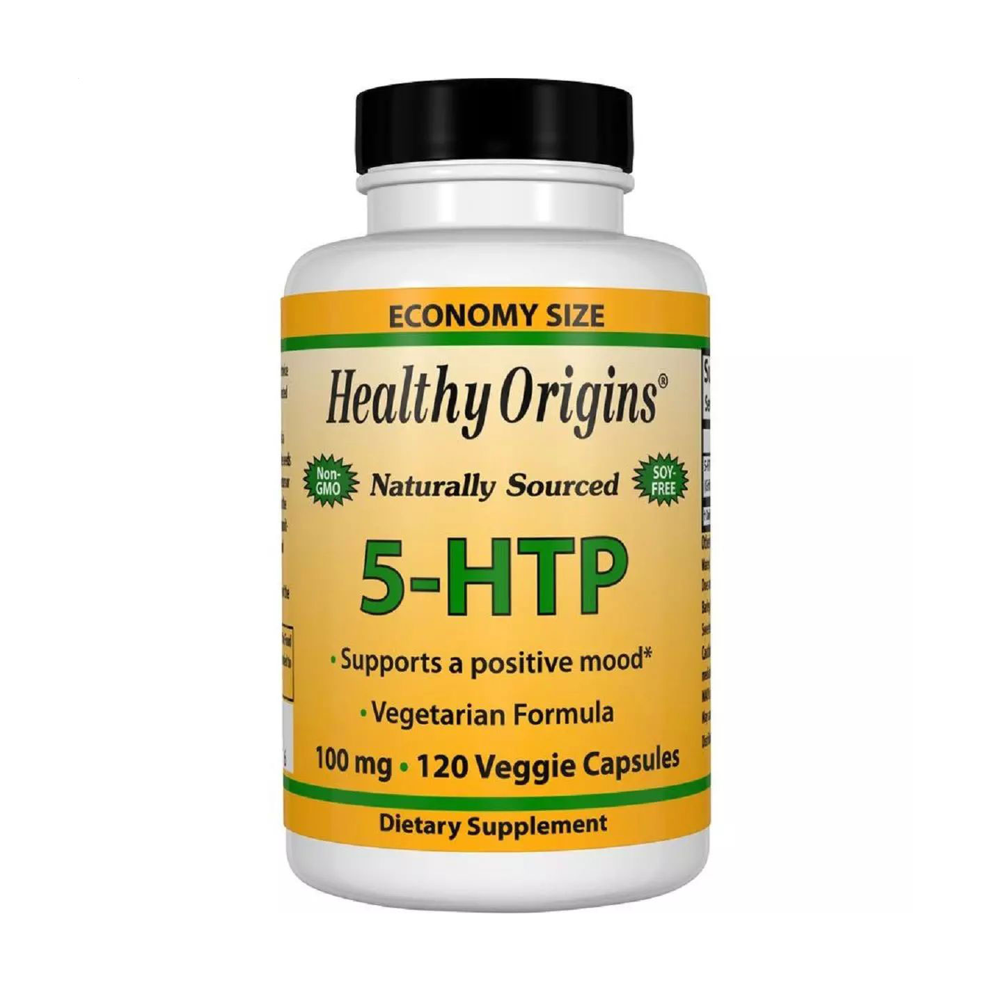 

Уцінка! 5-Гідрокситриптофан Healthy Origins 5-HTP, 100 мг, 120 гелевих капсул