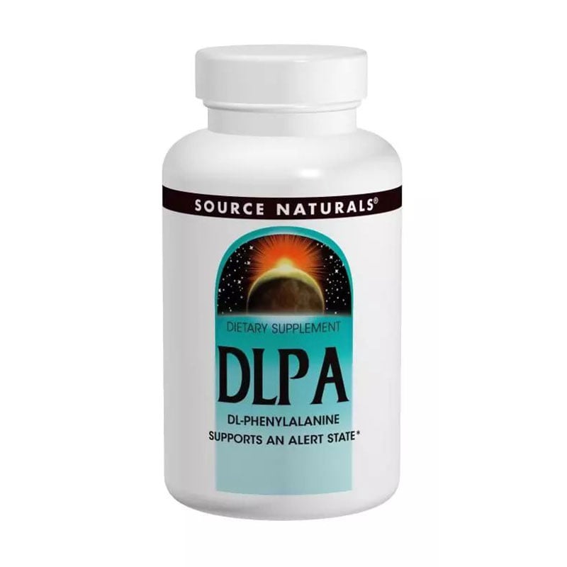 

DL-Фенілаланін Source Naturals DLPA 375 мг, 120 таблеток