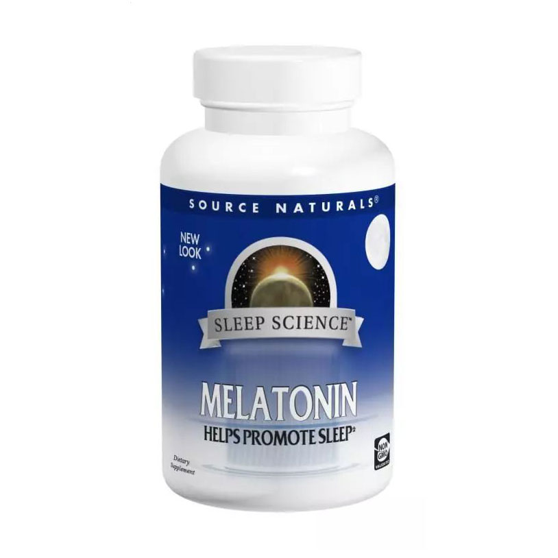

Мелатонін Source Naturals Sleep Science Melatonin 1 мг, 200 таблеток