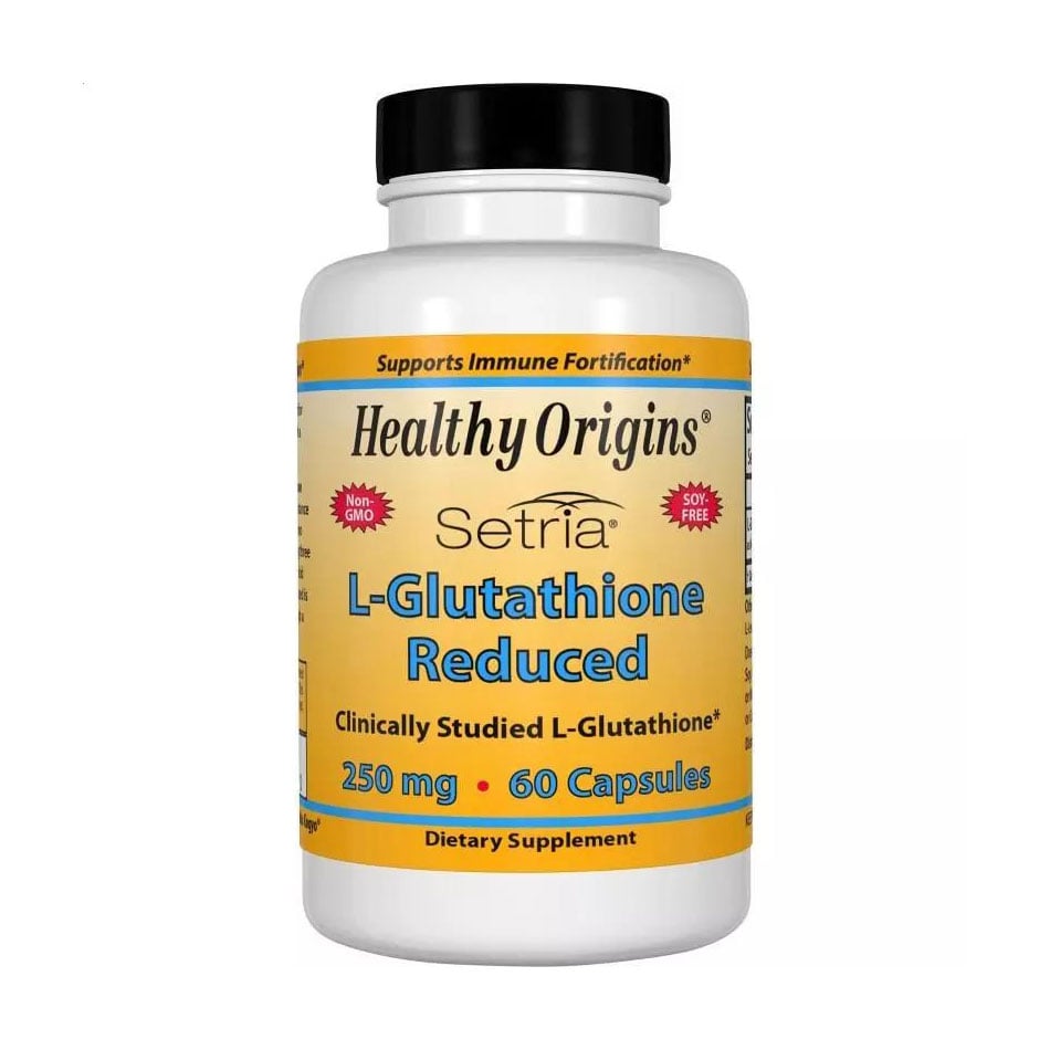 

L-Глутатіон Healthy Origins L-Glutathione 250 мг, 60 капсул