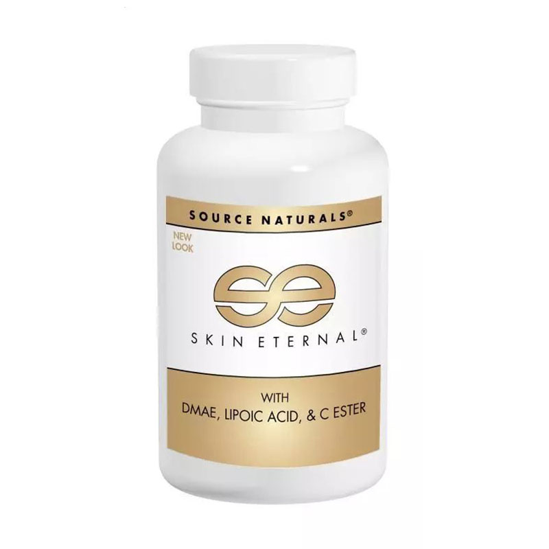 

Вічність шкіри з DMAE, ліпоєвою кислотою та C-ефіром Source Naturals Skin Eternal with DMAE Lipoic Acid & C Ester, 120 таблеток