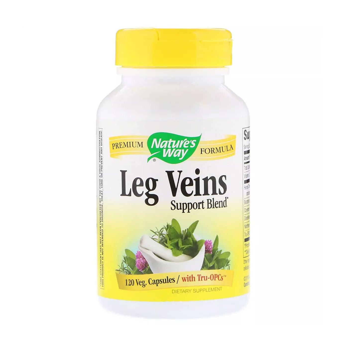 

Уцінка! Підтримка вен Nature's Way Leg Veins, 120 капсул
