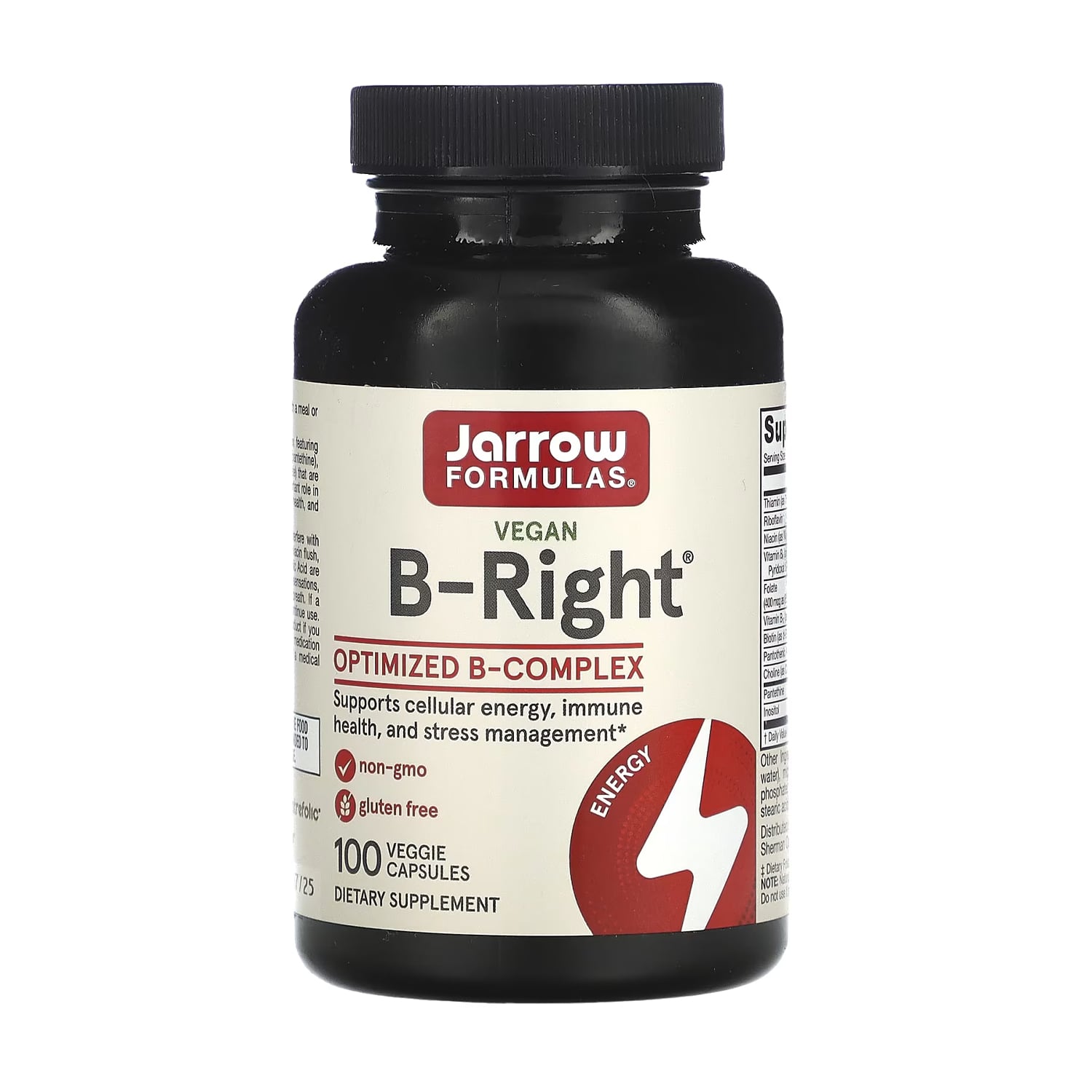 

Вітаміни В-комплекс Jarrow Formulas B-Right, 100 капсул