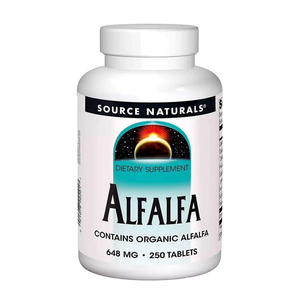 

Люцерна Source Naturals Alfalfa 648 мг, 250 таблеток