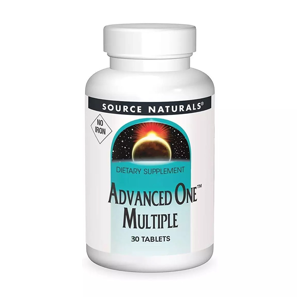 

Уцінка! Комплекс мультивітамінів та мінералів Source Naturals Advanced One Multiple No Iron без заліза, 30 таблеток