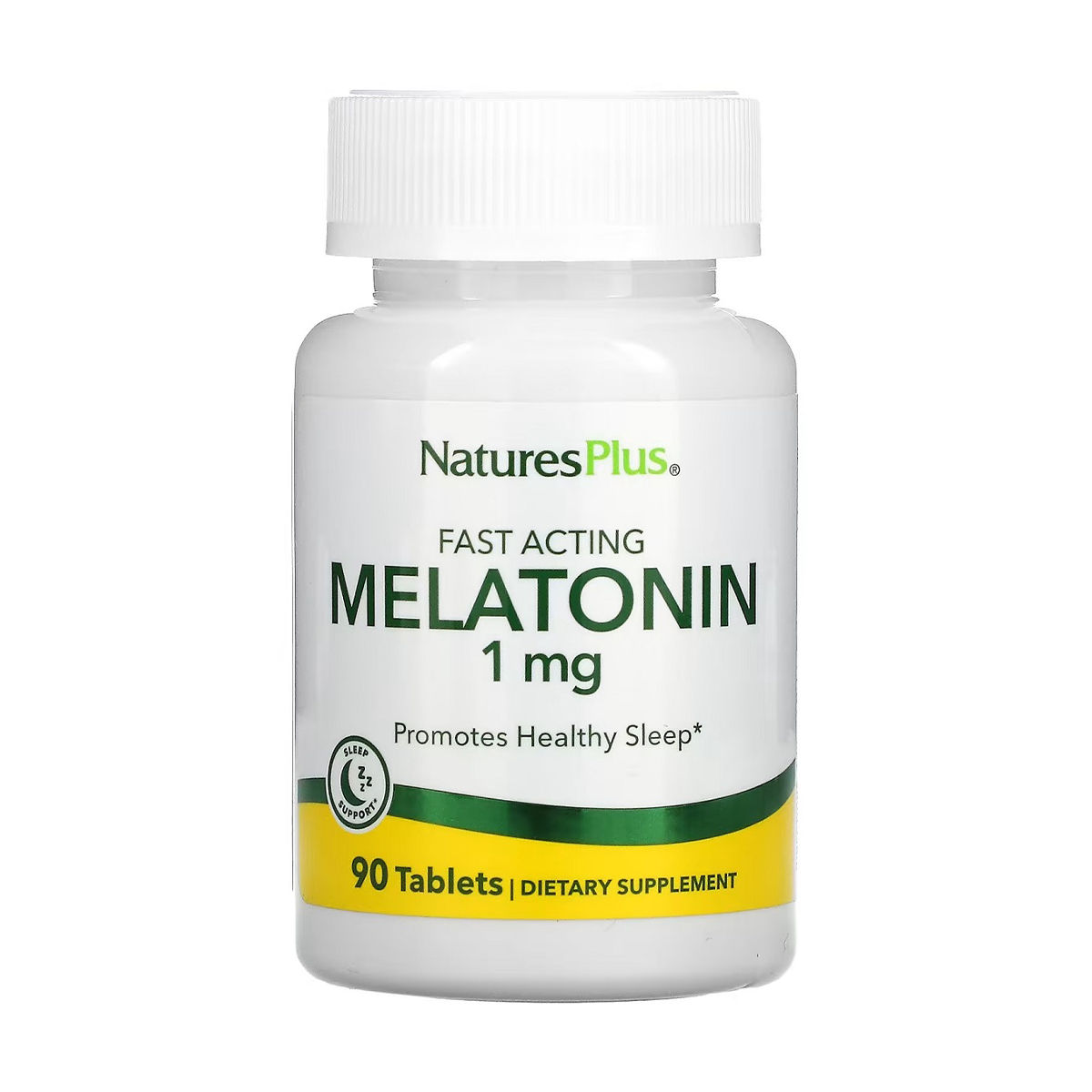 

Швидкодіючий мелатонін NaturesPlus Fast Acting Melatonin 1 мг, 90 таблеток