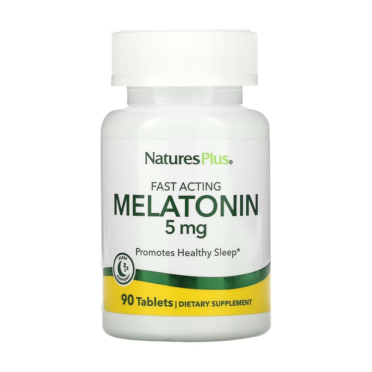 

Швидкодіючий мелатонін NaturesPlus Fast Acting Melatonin 5 мг, 90 таблеток