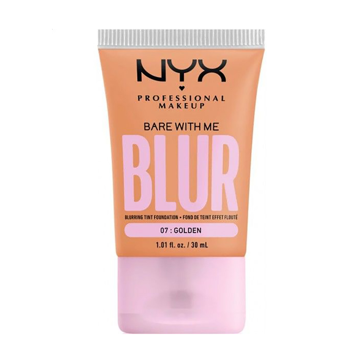 

Уцінка! Тональна основа-тінт для обличчя NYX Professional Makeup Bare With Me Blur Tint Foundation з блюр-ефектом, 07 Golden, 30 мл