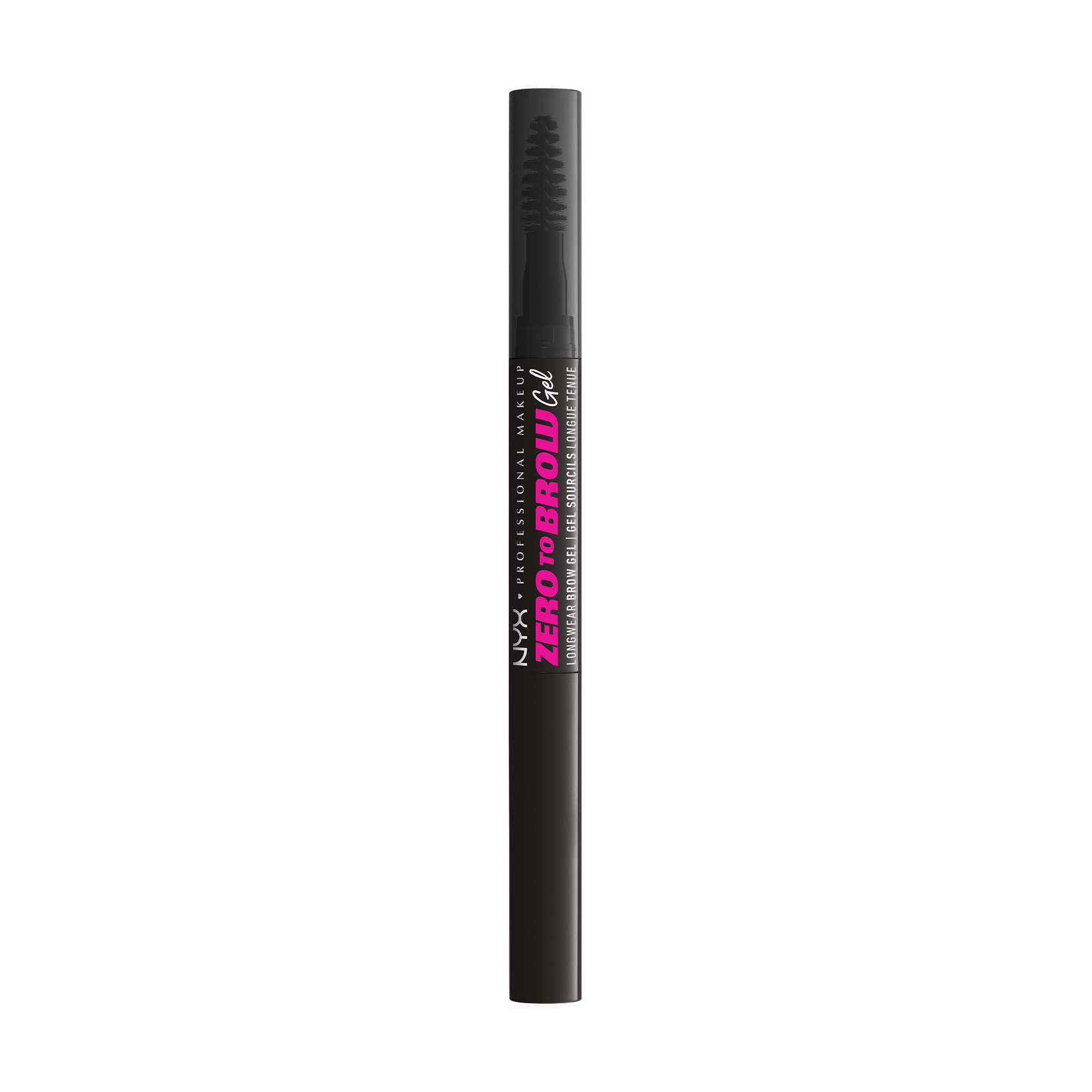 

Уцінка! Стійкий гель для брів NYX Professional Makeup Zero To Brow Gel 08 Black, 2 мл