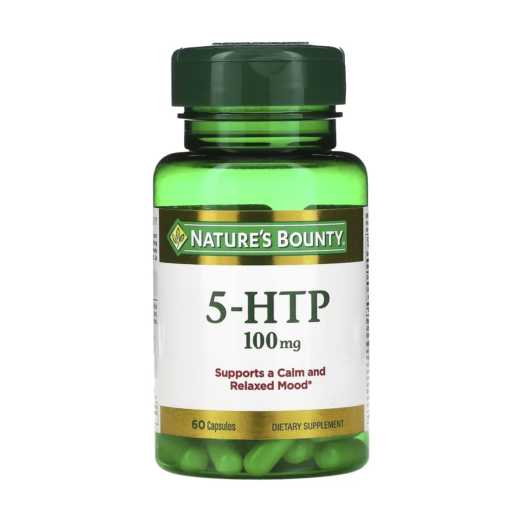 

Гідрокситриптофан Nature's Bounty 5-HTP 100 мг, 60 капсул