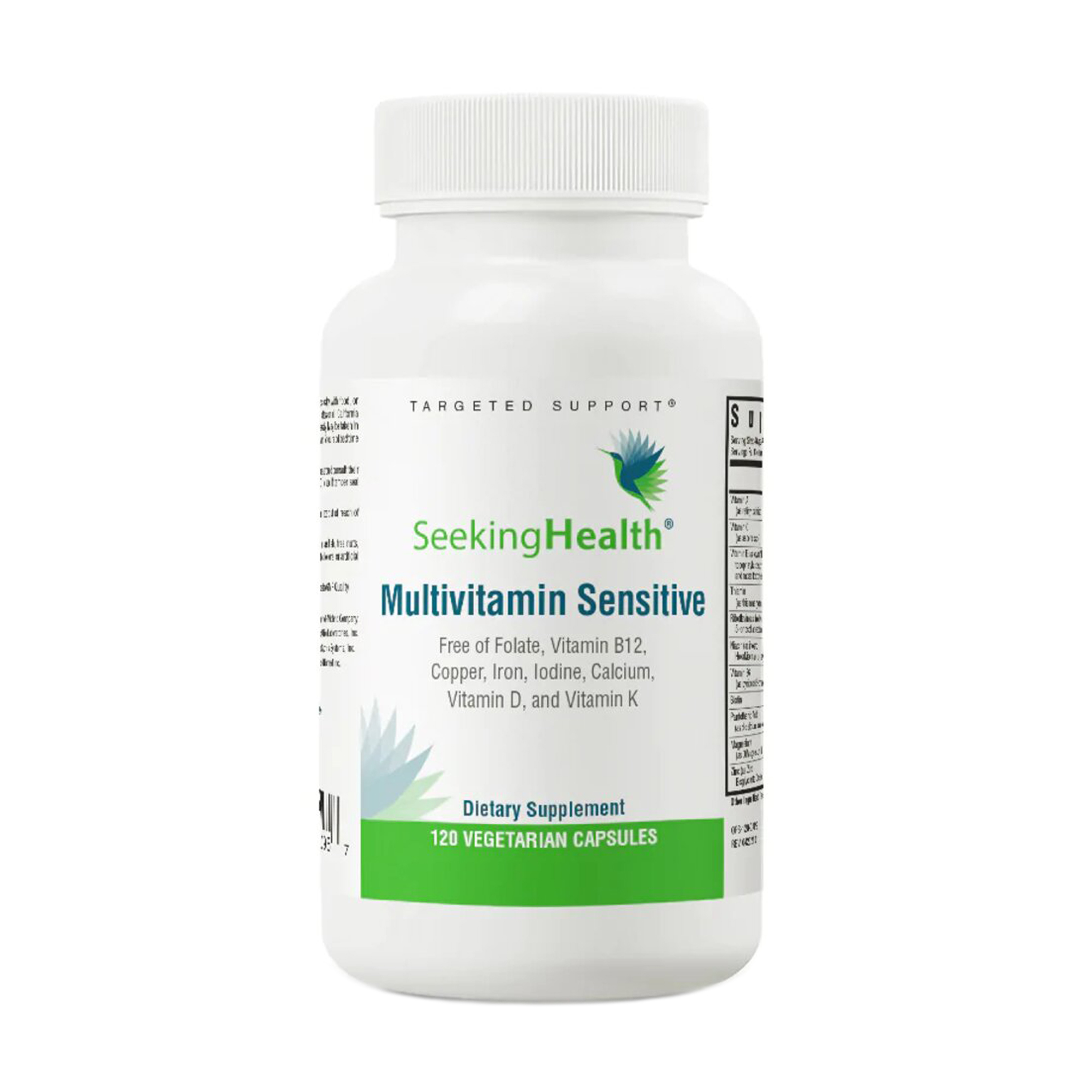 

Мультивітамінний комплекс Seeking Health Multivitamin Sensitive, 120 капсул