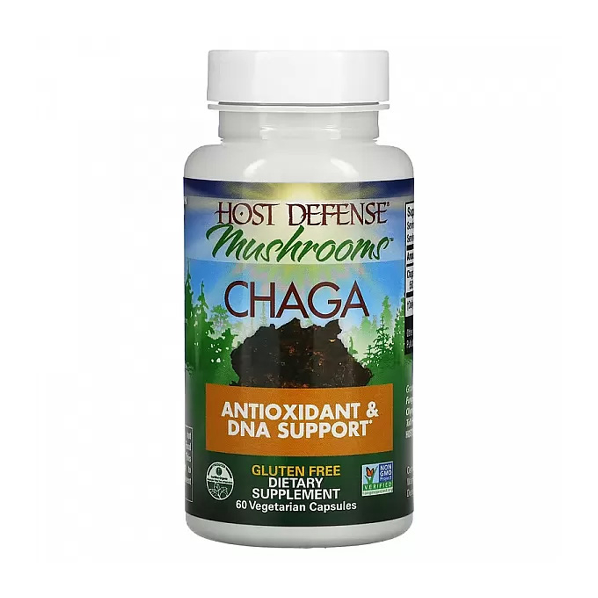 

Уцінка! Гриб Чага Fungi Perfecti Chaga, 60 капсул
