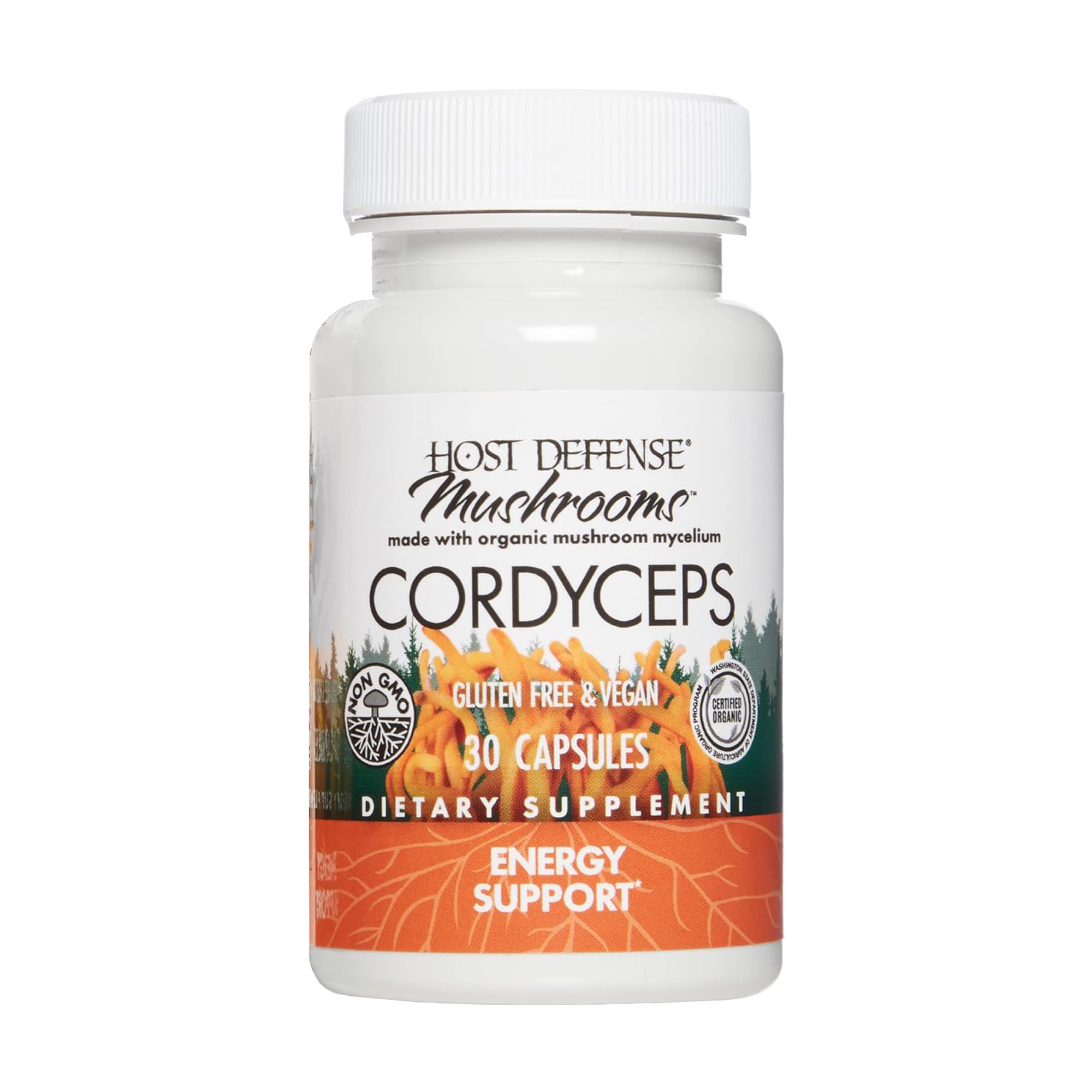 

Кордицепс Fungi Perfecti Host Defense Cordyceps, 30 капсул