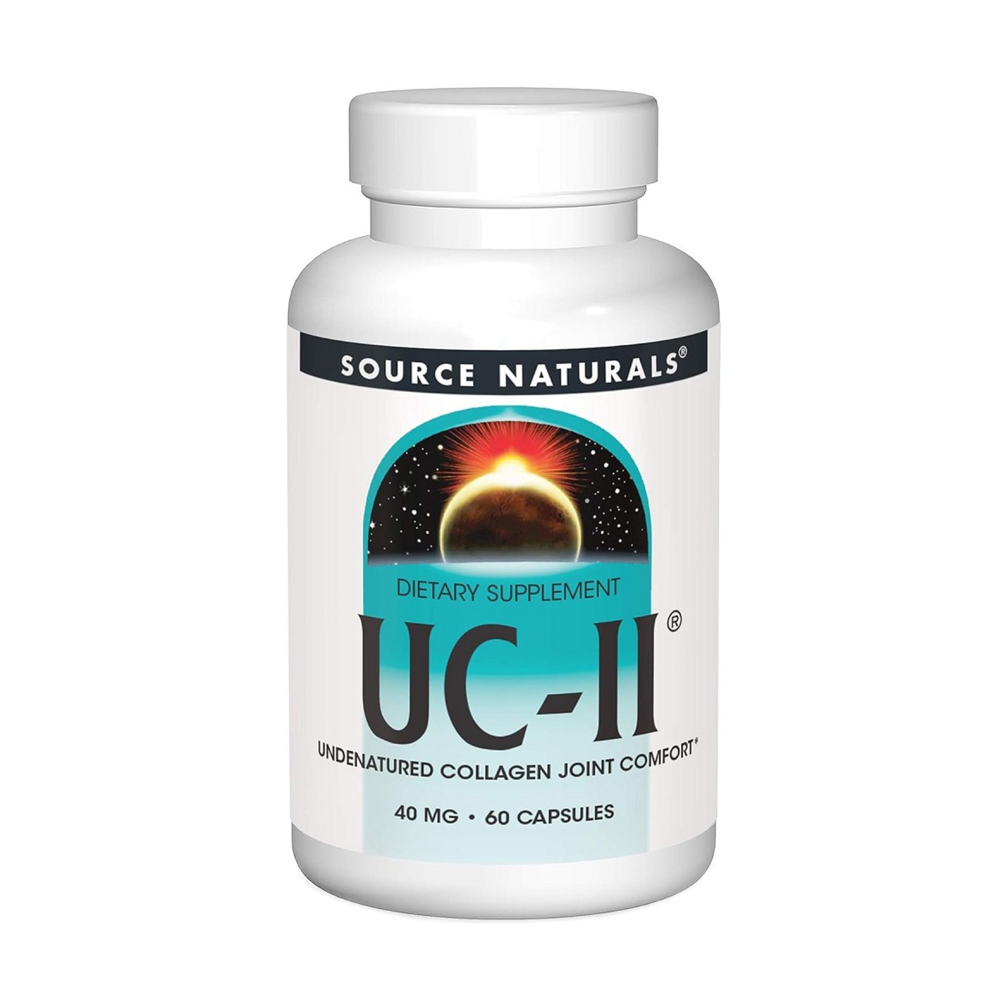 

Колаген неденатурований тип II Source Naturals UC-II, 40 мг, 60 капсул