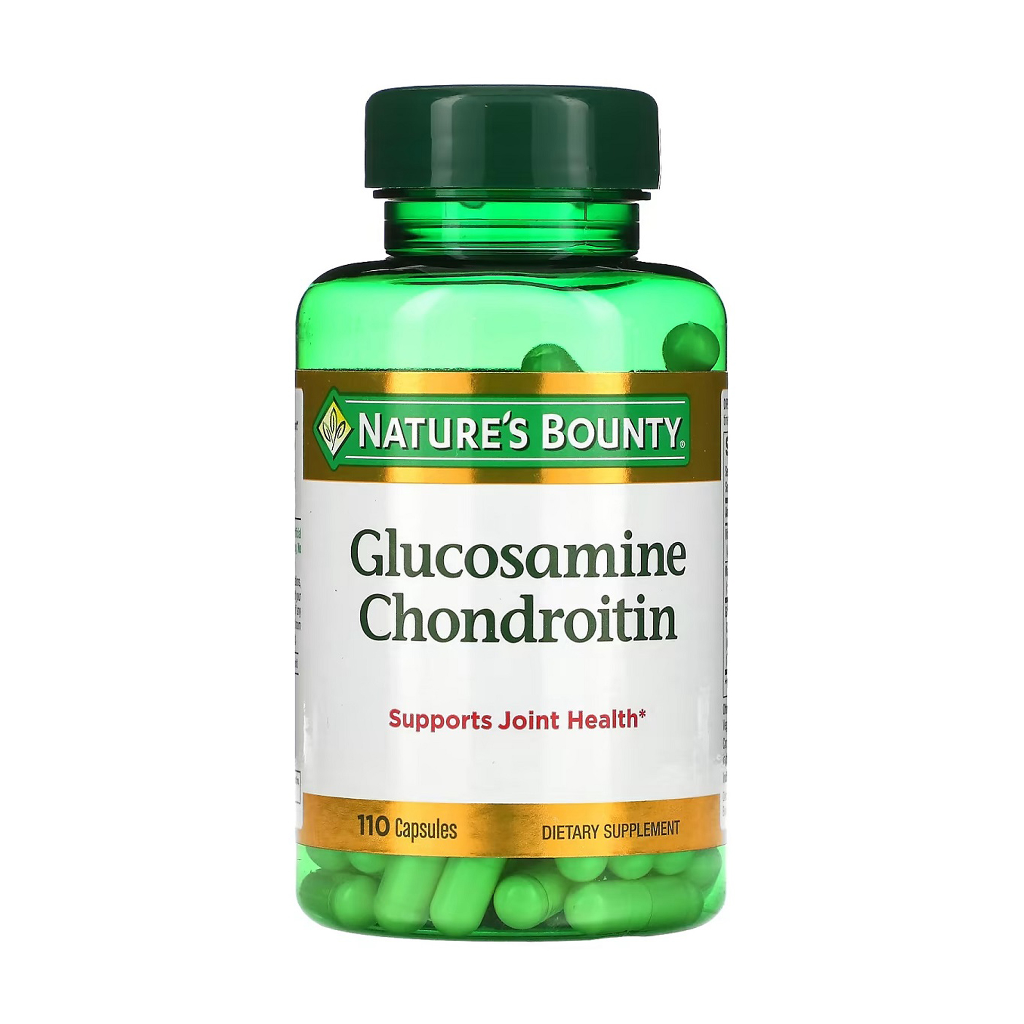 

Глюкозамін та хондроїтин Nature's Bounty Glucosamine Chondroitin, 110 капсул