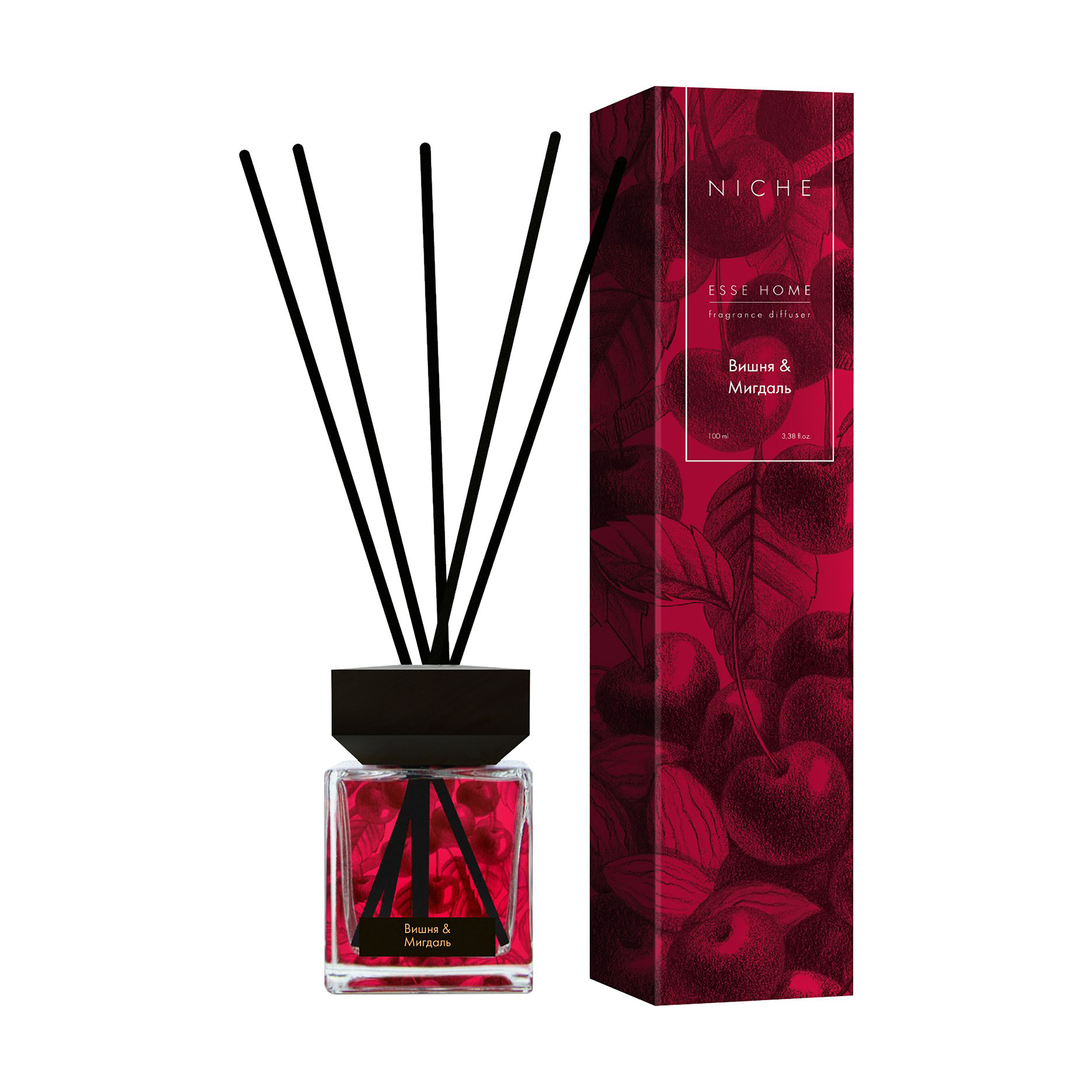 

Аромадифузор Esse Home Niche Вишня та мигдаль, 100 мл