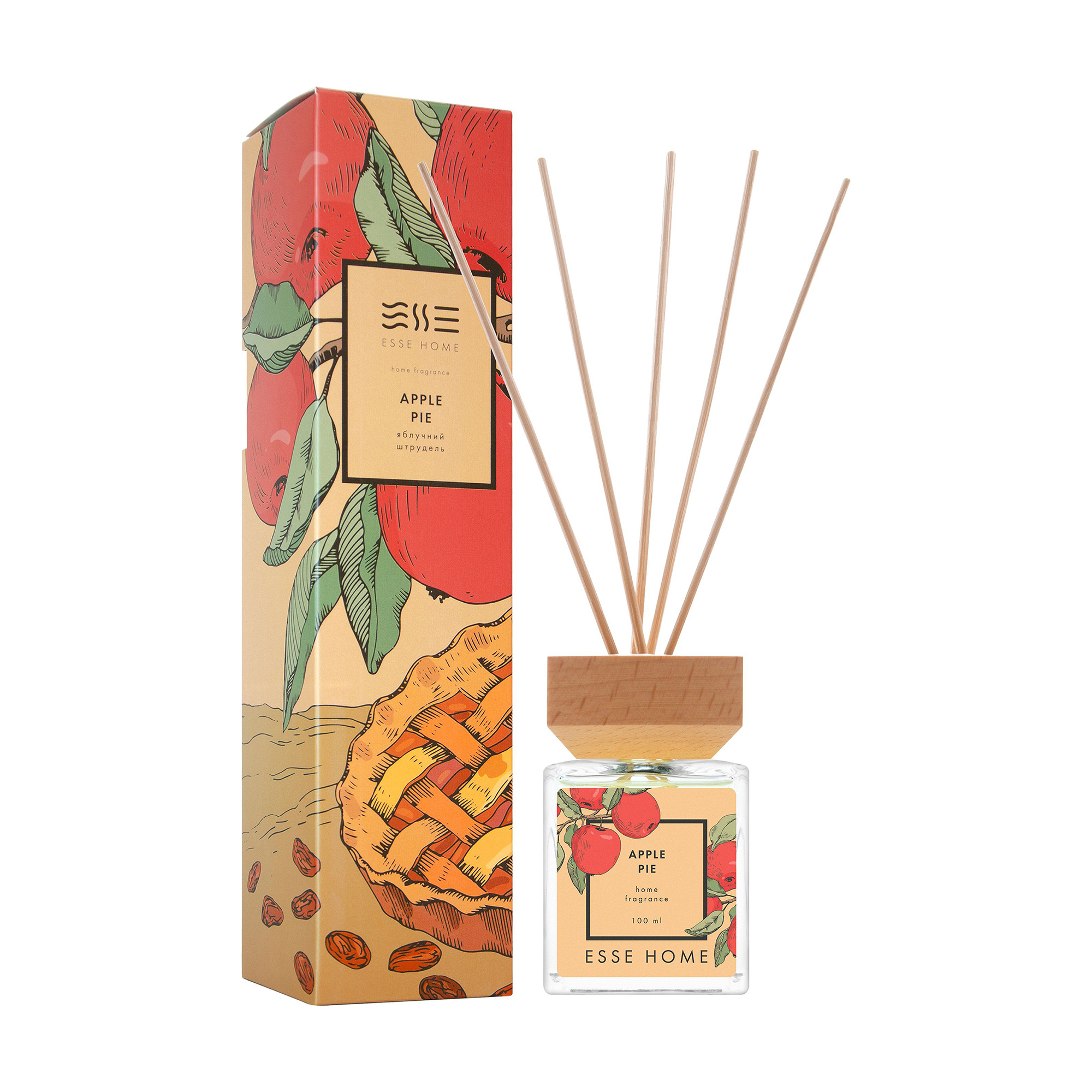 

Аромадифузор Esse Home Яблучний штрудель, 100 мл
