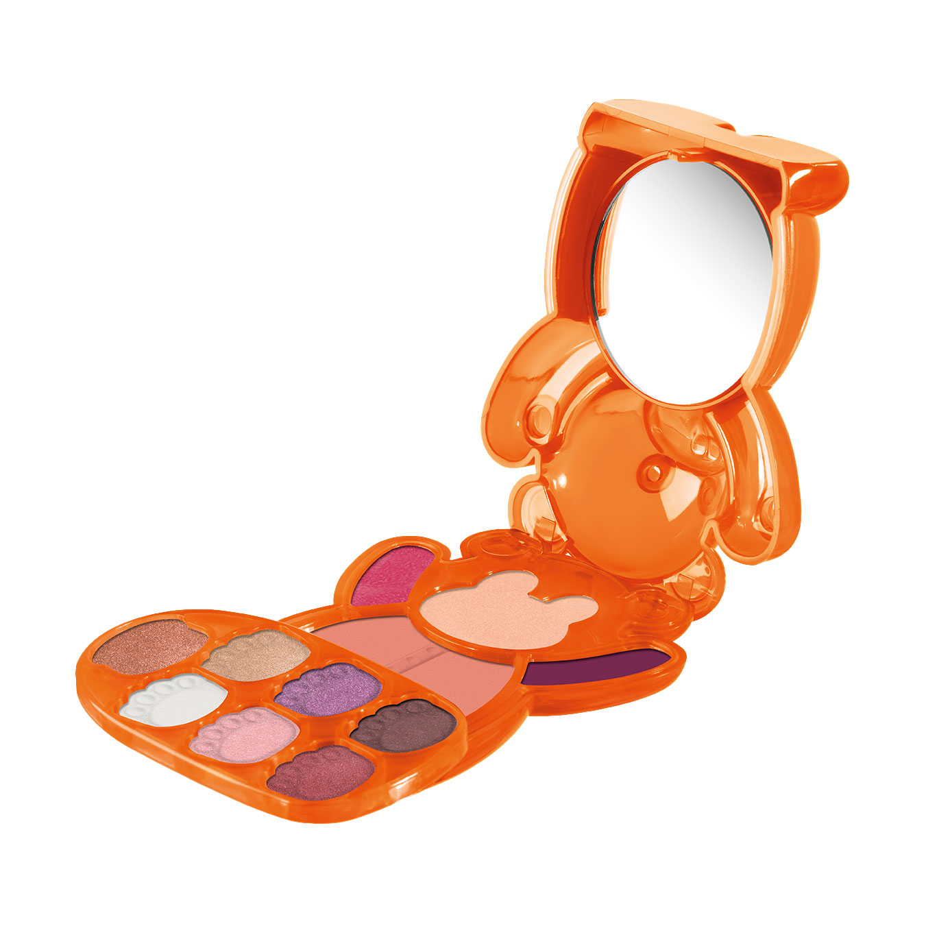 

Уцінка! Палетка для макіяжу обличчя, очей і губ Pupa Happy Bear Makeup Kit 004 Orange, 11.1 г