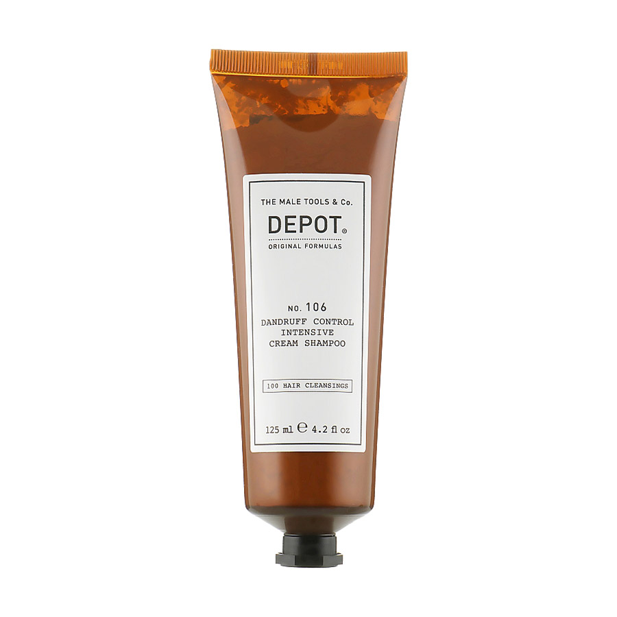 Уцінка! Чоловічий інтенсивний шампунь Depot 106 Dandruff Control Intensive Cream Shampoo проти лупи, 125 мл