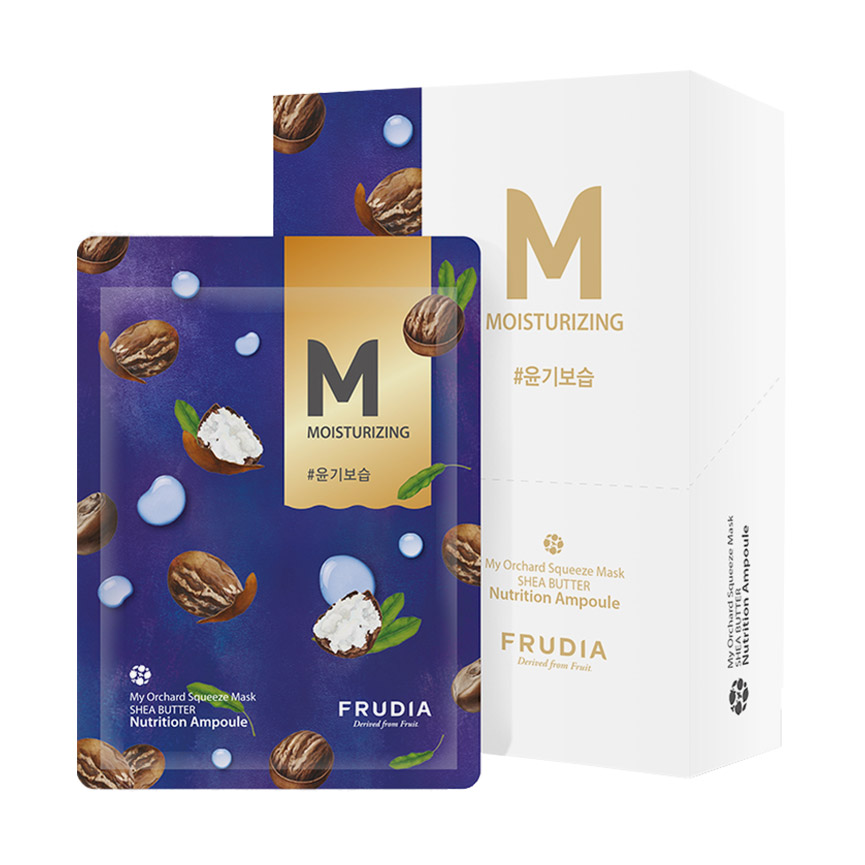 

Уцінка! Тканинна маска для обличчя Frudia My Orchard Squeeze Shea Butter із маслом ши, 10*20 мл