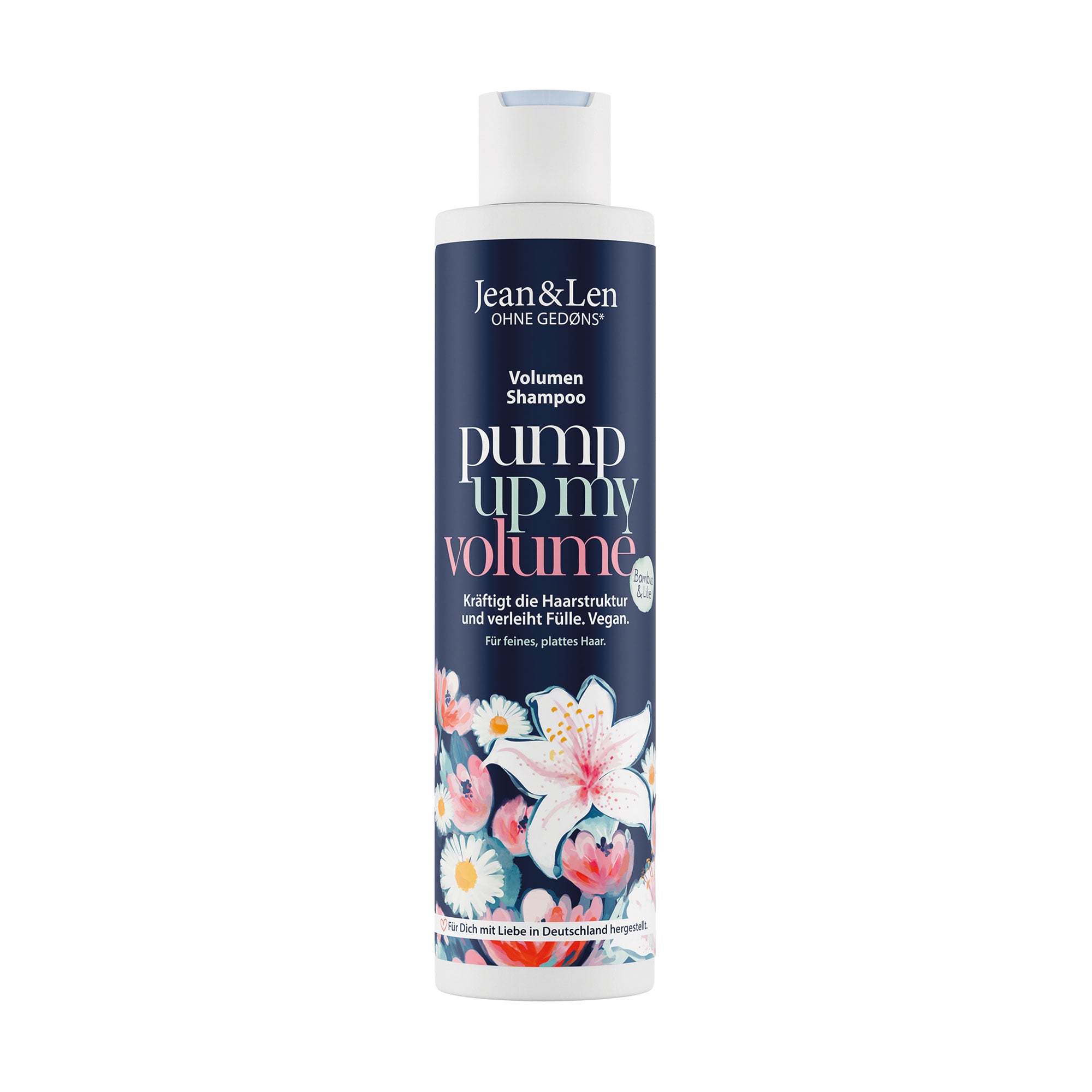 Шампунь для об'єму волосся Jean & Len Shampoo Бамбук та лілія, 300 мл