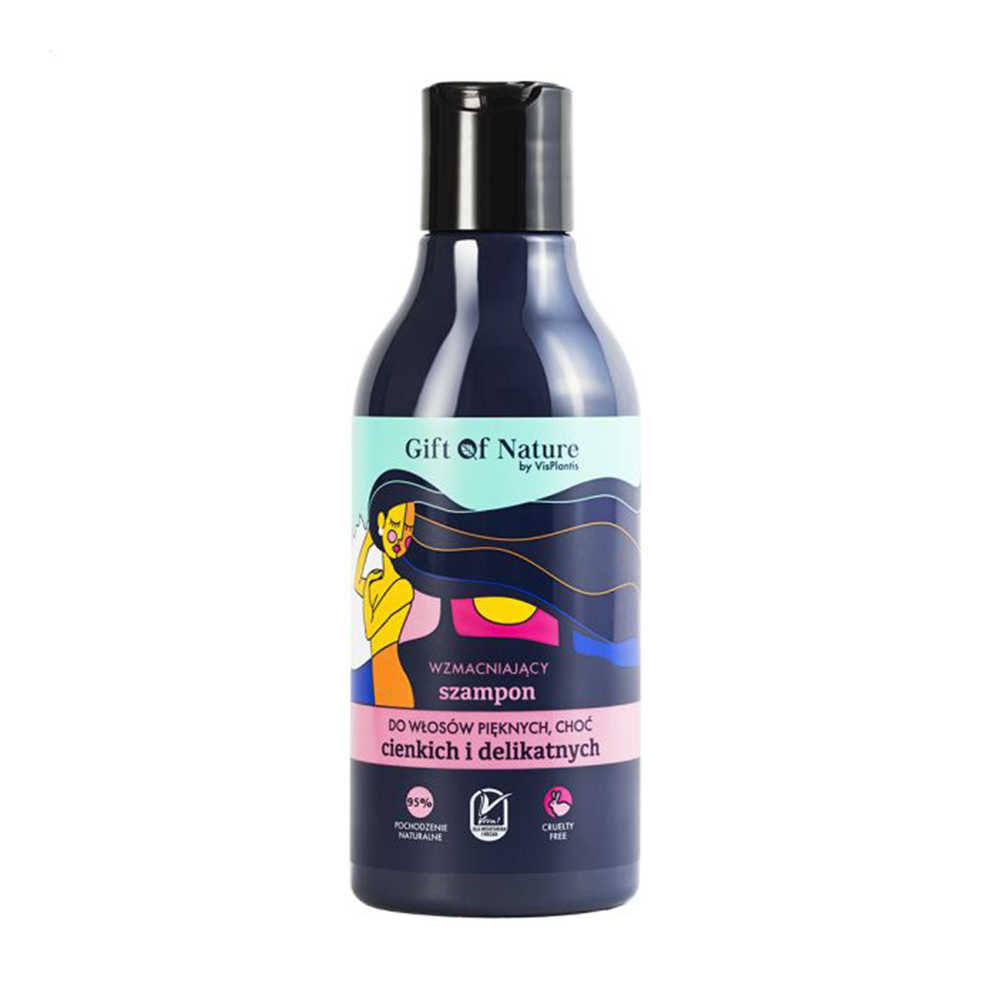 

Уцінка! Шампунь Gift of Nature Black Cumin Strengthening Shampoo для тонкого волосся, 300 мл