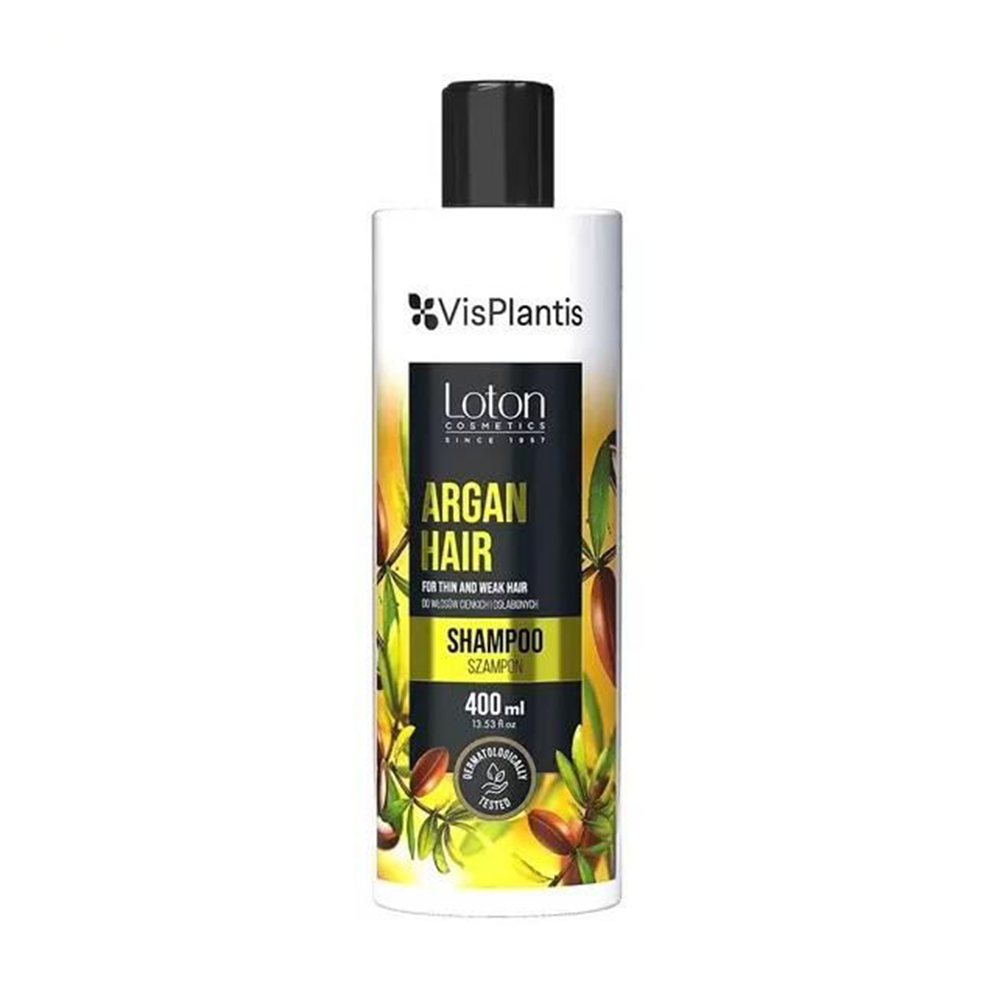 

Уцінка! Шампунь Loton Cosmetics Argan Hair Shampoo для тонкого та ослабленого волосся, з аргановою олією, 400 мл