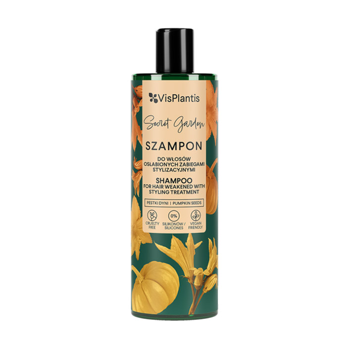 

Шампунь Vis Plantis Pumpkin Seed Oil Shampoo для ослабленого та пошкодженого волосся, 400 мл