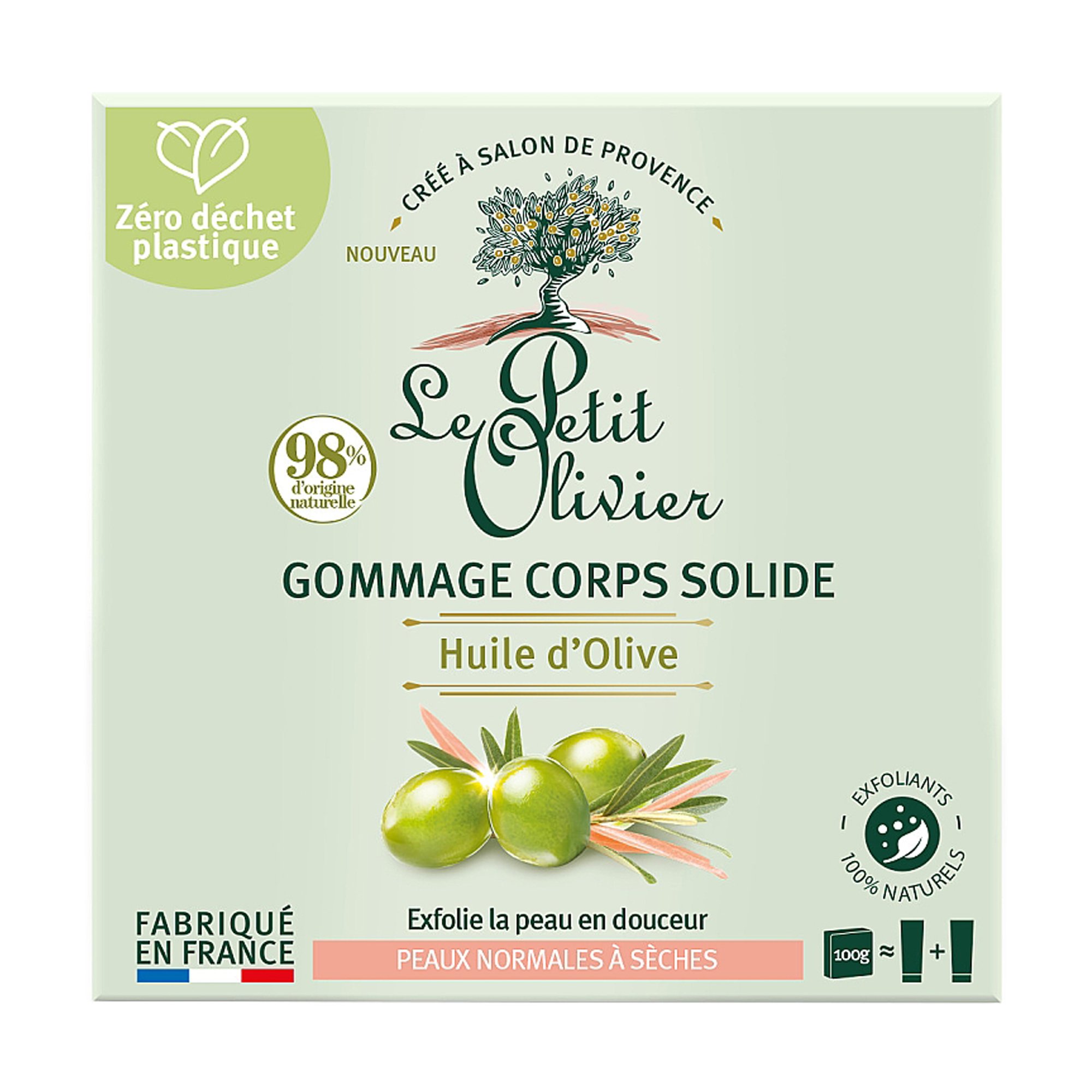 

Уцінка! Ніжний скраб для тіла Le Petit Olivier Solid Body Scrub з оливковою олією, 100 г