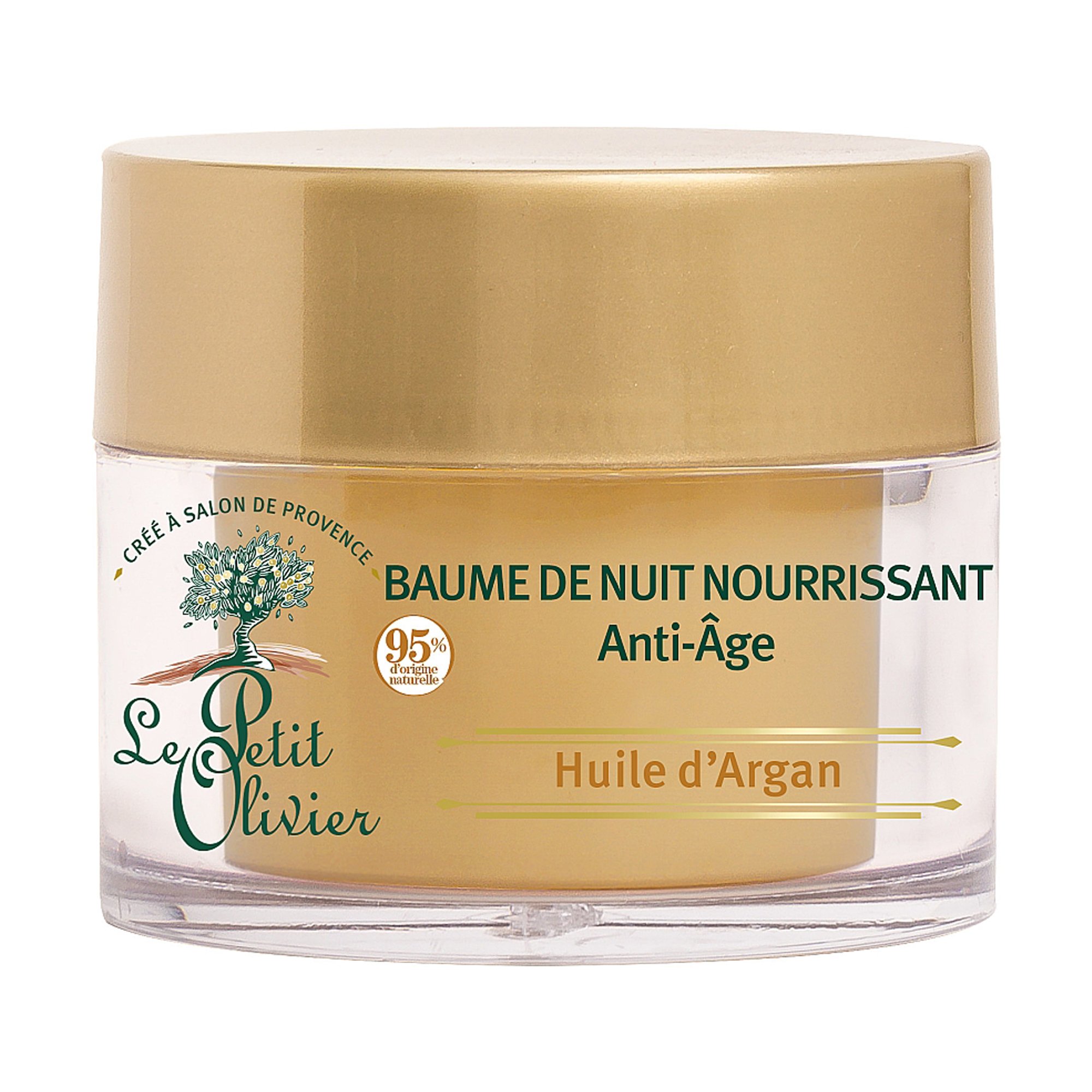

Антивіковий нічний бальзам для обличчя Le Petit Olivier Organic Care Anti-Aging Night Balm з аргановою олією, 50 мл