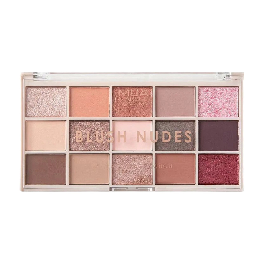 

Уцінка! Палетка тіней для повік Make Up Academy 15 Shade Eyeshadow Palette, Blush Nudes, 12 г