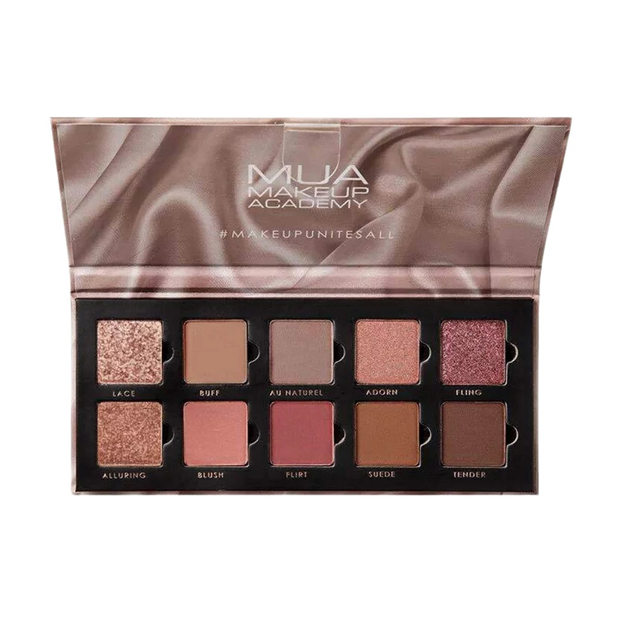 

Уцінка! Палетка тіней для повік Make Up Academy 10 Shade Eyeshadow Palette, Silk Nudes, 11 г