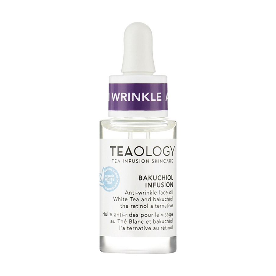 

Уцінка! Олія для обличчя Teaology Bakuchiol Infusion Anti-wrinkle Face Oil проти зморщок, 15 мл