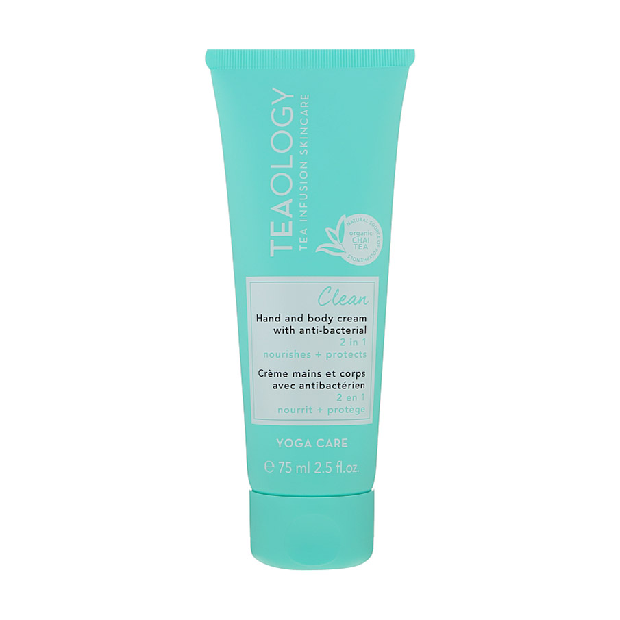

Антибактеріальний крем для рук та тіла Teaology Clean Hand And Body Cream With Anti-Bacterial в упаковці Цукерка, 75 мл