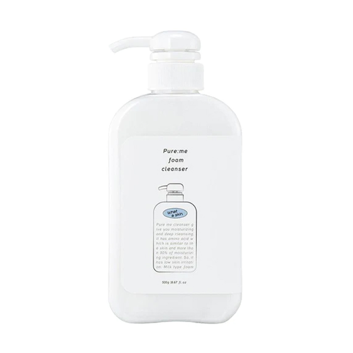 

Очищувальна пінка для обличчя What a skin. Pure Me Foam Cleanser, 500 г