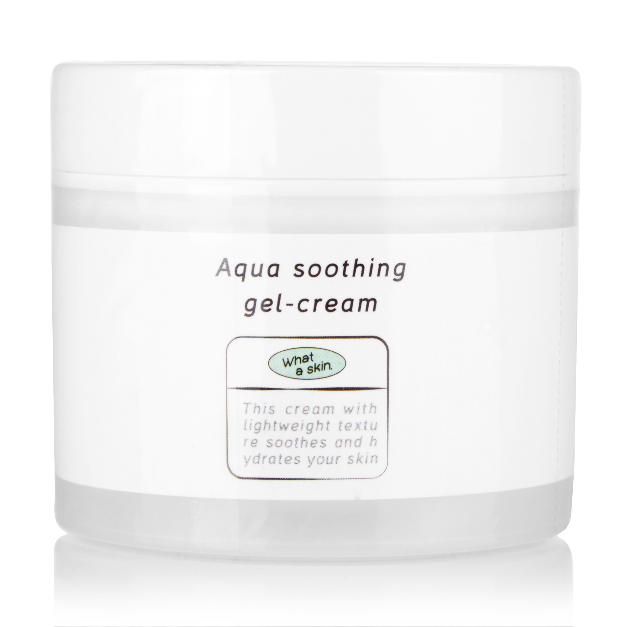 

Заспокійливий крем-гель для обличчя What a skin. Aqua Soothing Gel Cream, 50 мл