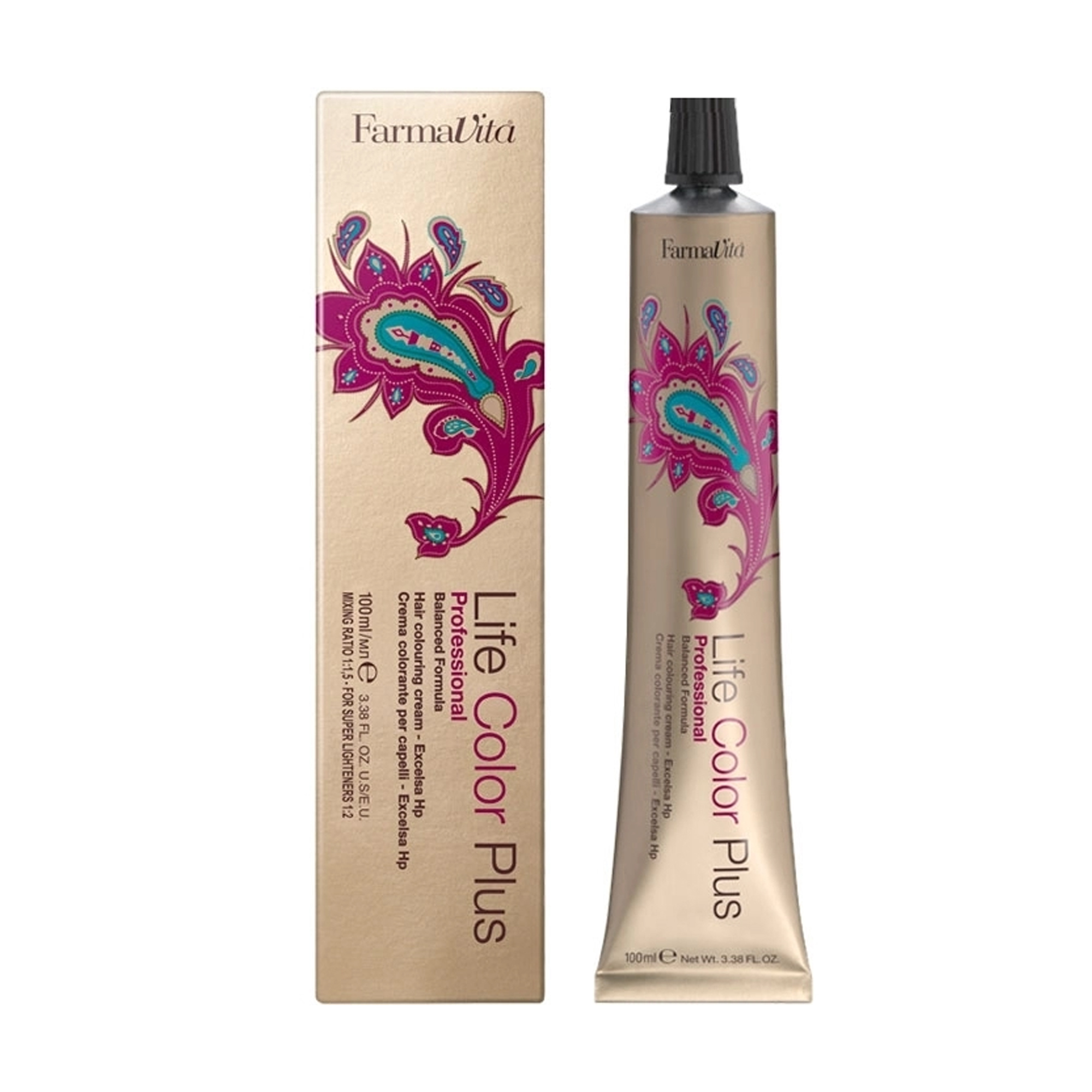 

Уцінка! Перманентна крем-фарба для волосся FarmaVita Life Color Plus Hair Colouring Cream 7.71 Дуже світлий коричневий кашемір попелястий, 100 мл