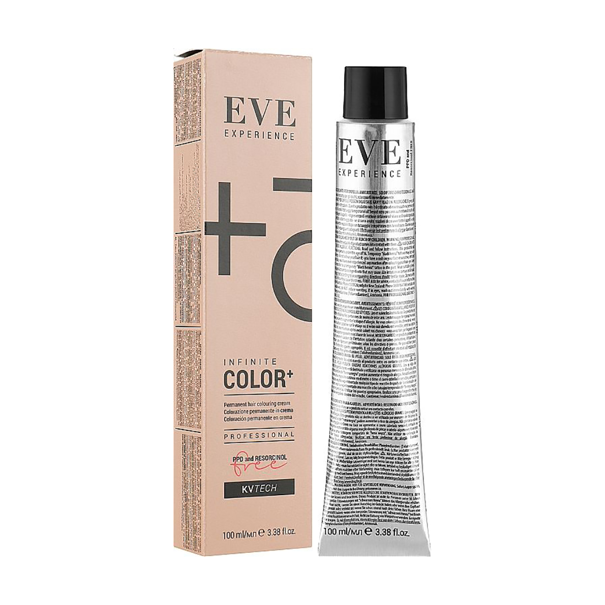 

Перманентна крем-фарба для волосся FarmaVita EVE Experience Hair Colouring Cream 8.12 Світлий блондин попелясто-перламутровий, 100 мл